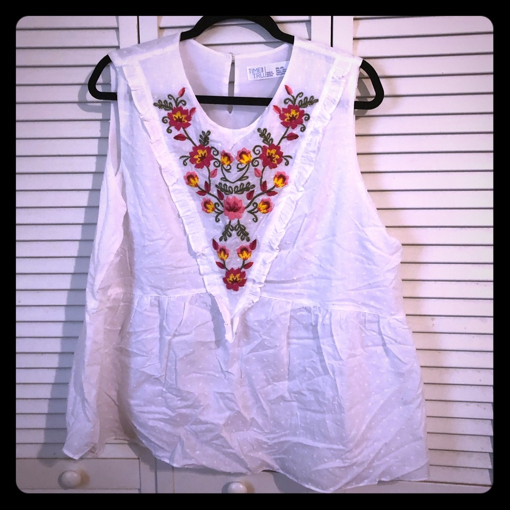 Embroidered Tank